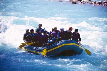 discesa in rafting